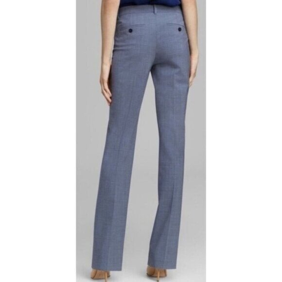 Theory Wool Blend Dress Pants Slacks Gray SZ 8 - Picture 4 of 12